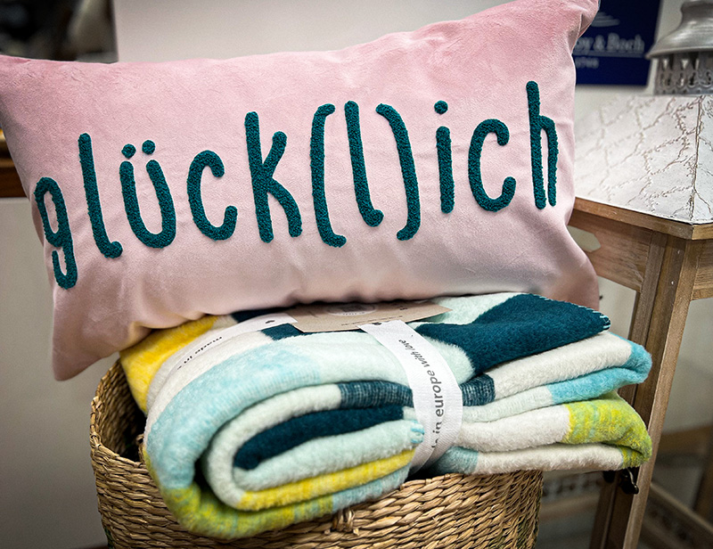 Lambert Schmidt Kissen Glücklich